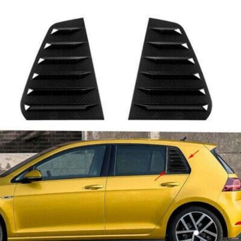 VW Golf 7 Rear Side Window Louvers