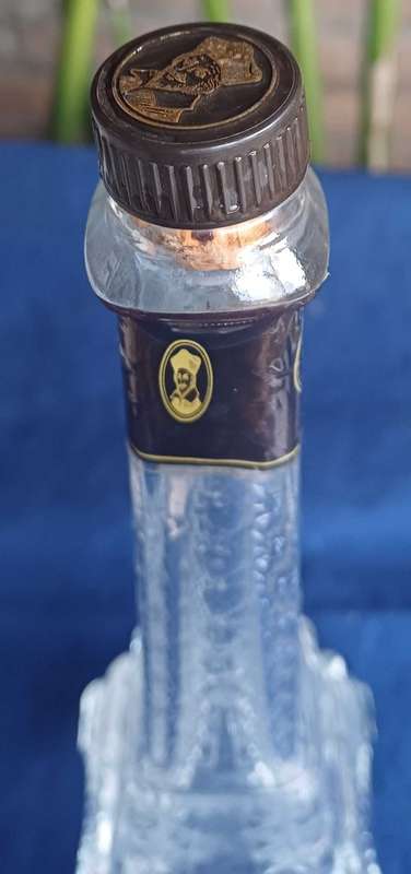 Eiffel tower brandy bottle