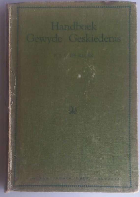 Handboek gewyde geskiedenis 1947