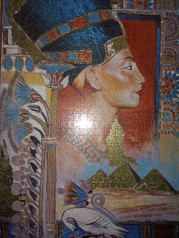 Nevertiti puzzle picture in frame