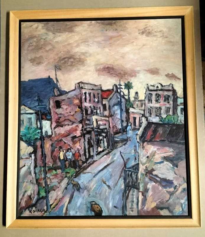 Kenneth Baker Oil on board size 790mm x 660mm