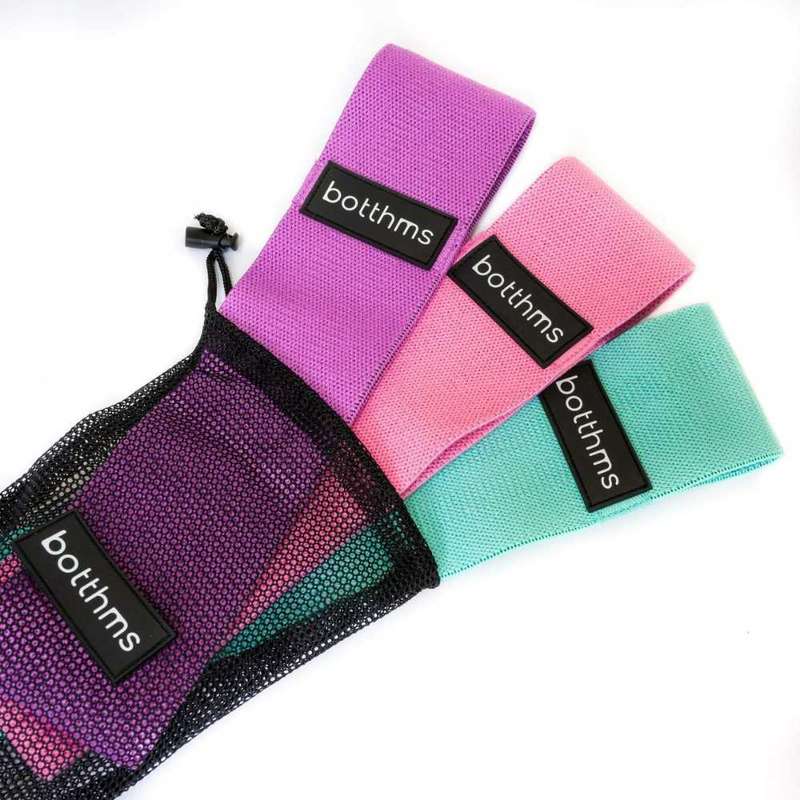 Botthms Hip Resistance Bands  Set Of 3