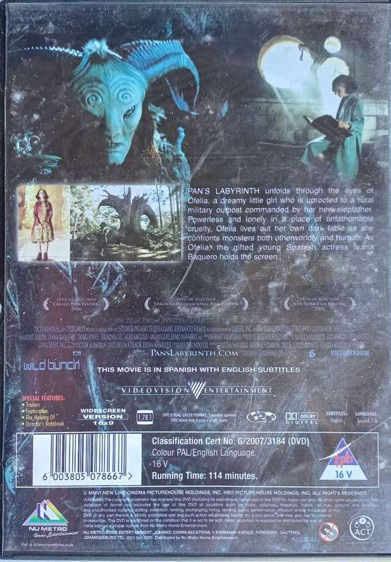Pan's labyrinth dvd