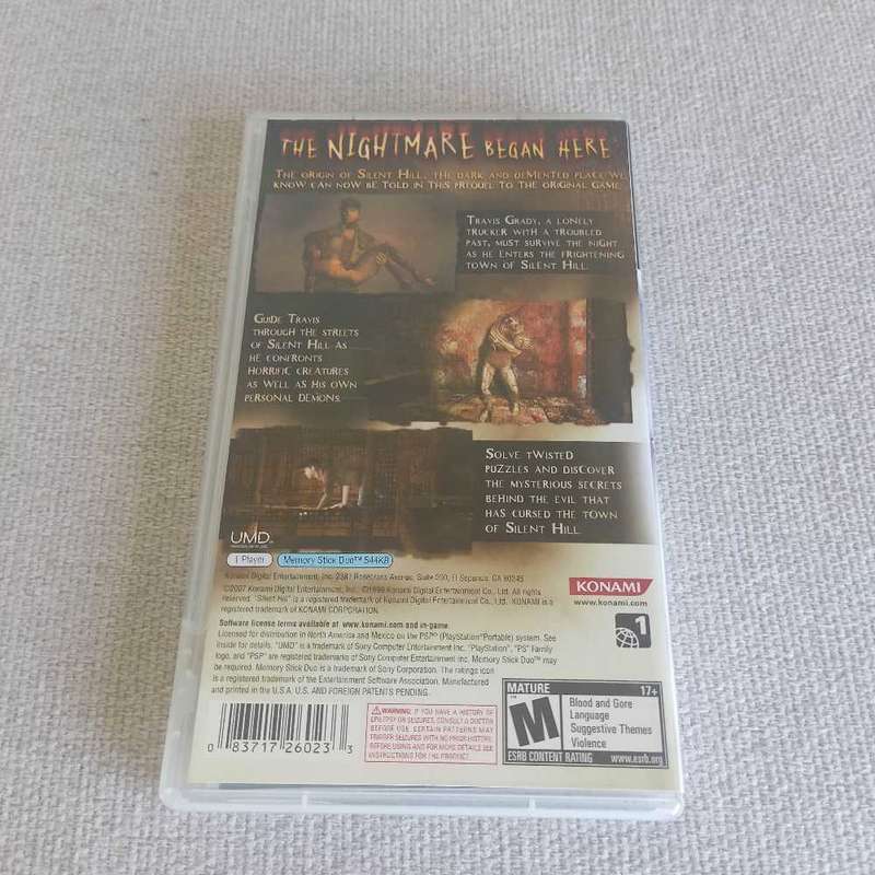 Silent Hill Origins Psp