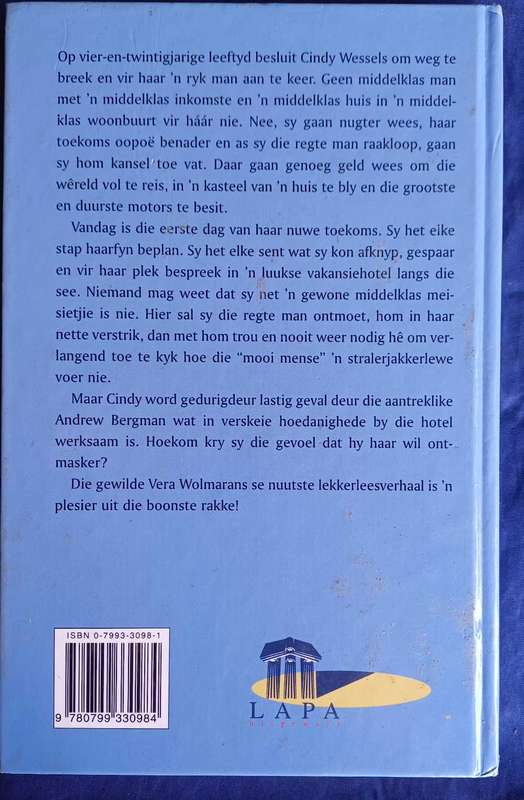 `n Sprokiesliefde vir Cindy deur Vera Wolmarans
