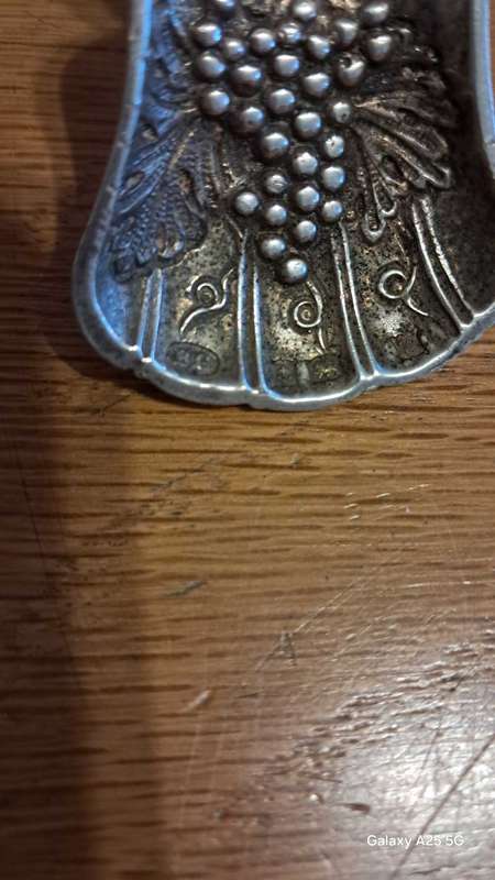 Vintage silver caddy spoon