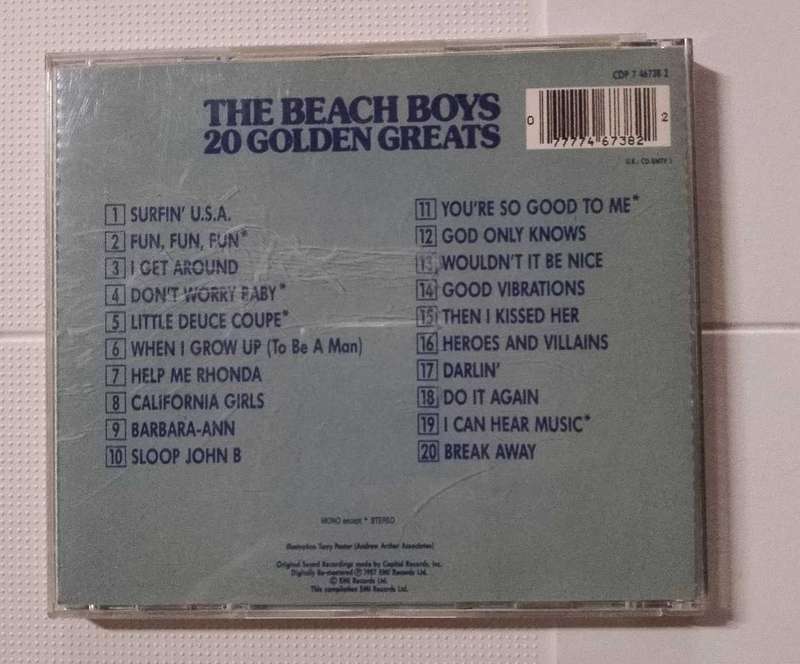 The Beach Boys - 20 golden greats CD (Import)