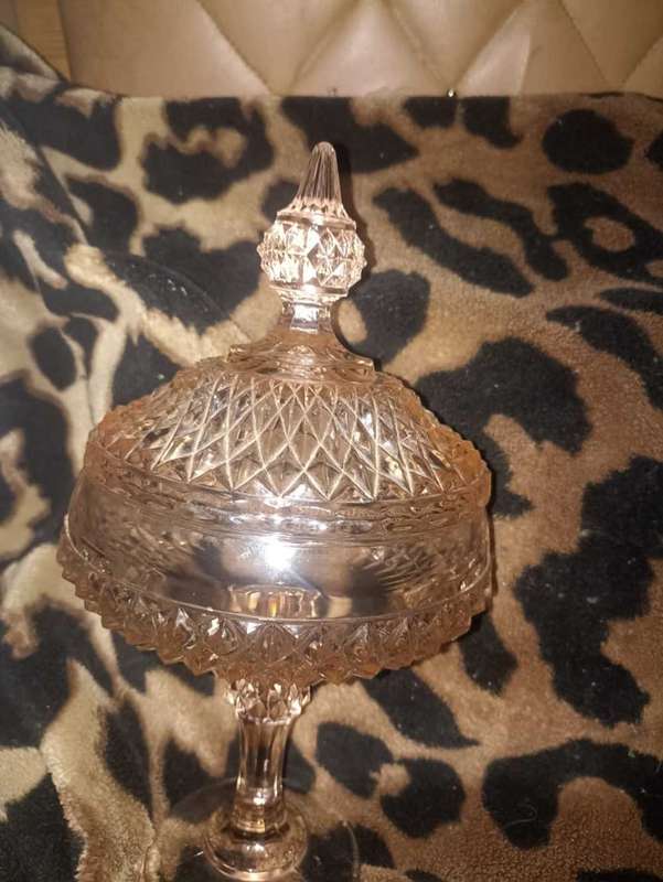 Antique vase 1950 with lid