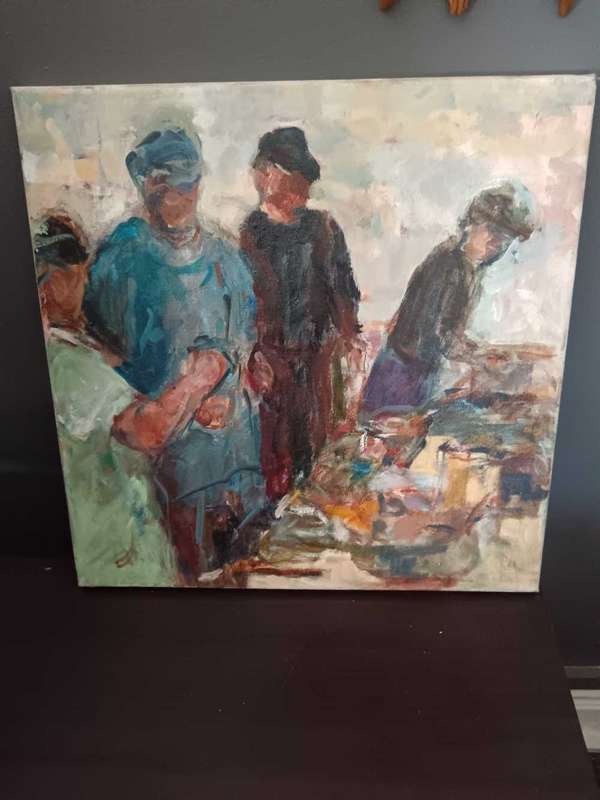 Painting by Mollie Striebel Pottery Studio 2
