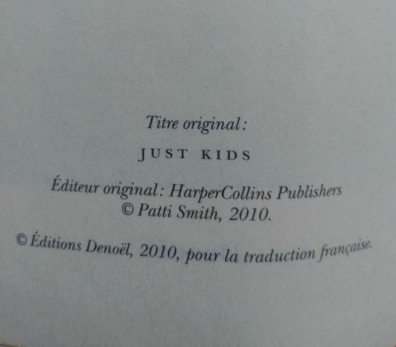 Just Kids - Patti Smith (French)