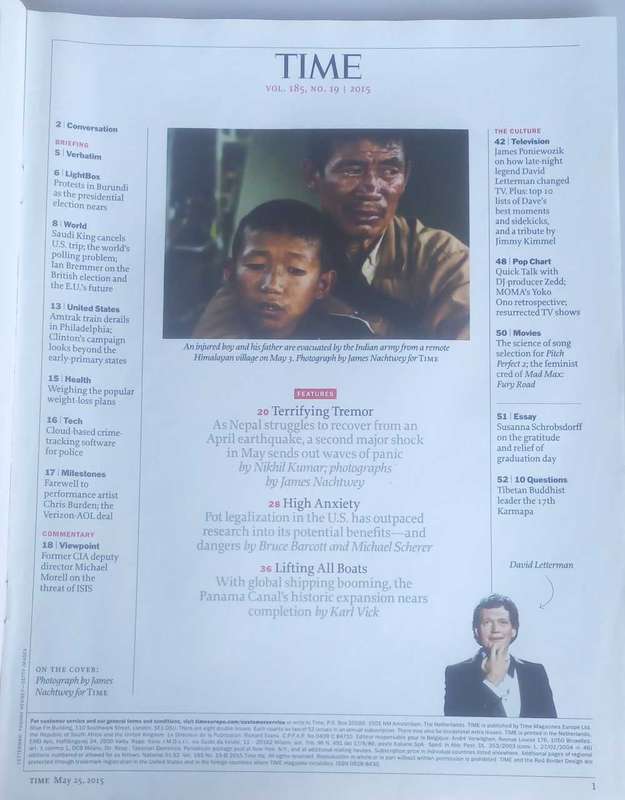 Time magazine May 25, 2015