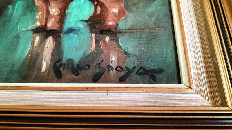 Carlo Sdoya Oil Size 580mm x 430mm