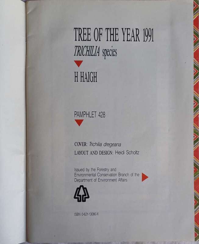 Tree of the year 1991 - pamphlet 428