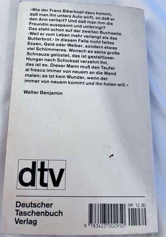 Berlin Alexanderplatz - Alfred Doblin (1991) 9783423002950