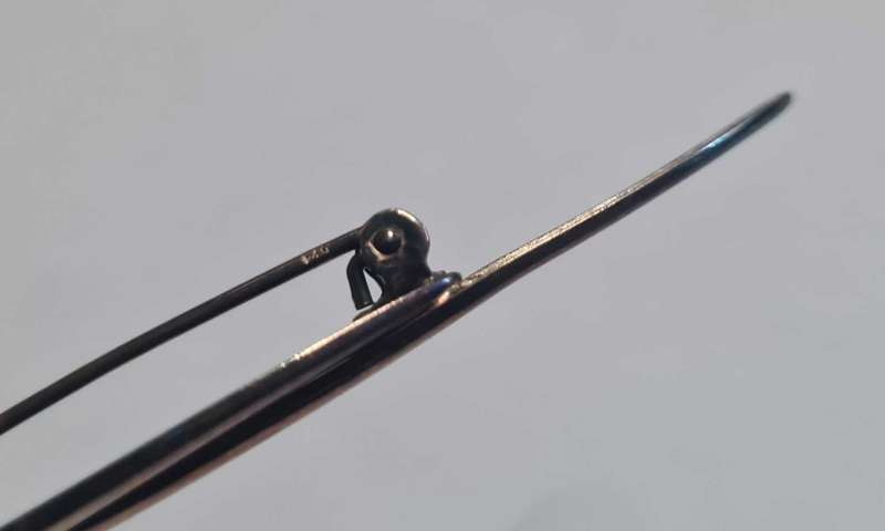 Silver brooch