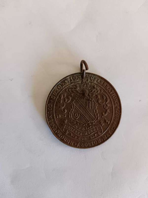 King George VI Queen Elizabeth Medal UK Coronation 1937