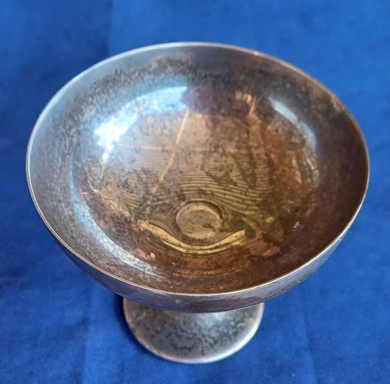 Vintage SP on C goblet/glass