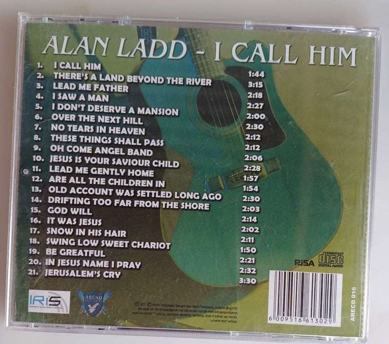 Alan Ladd - I call Him cd