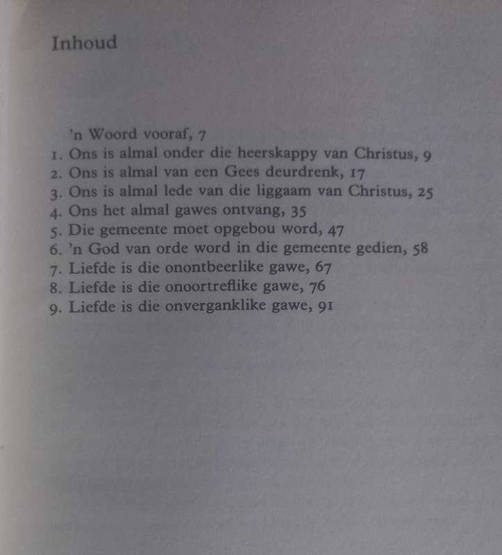 Wat die gawes van die Gees betref deur ds Jan Hanekom