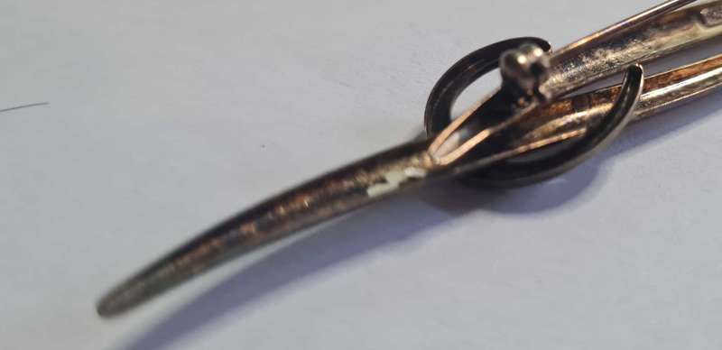Silver brooch