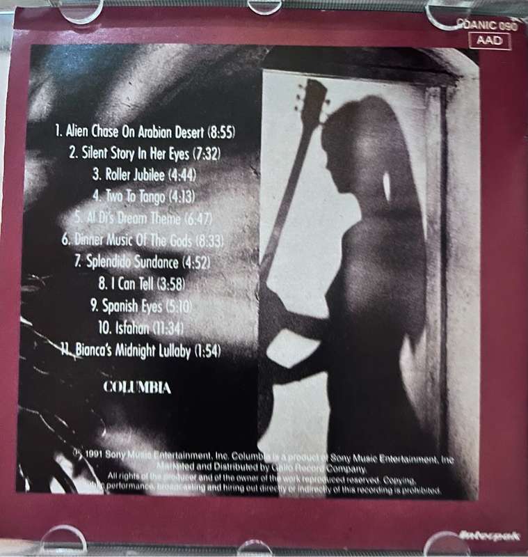 Al Di Meola - Splendido Hotel (CDANIC090)