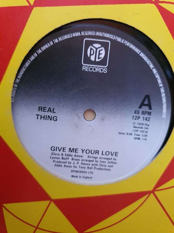 Real Thing*  Give Me Your Love / You Can`t Force The Funk - 12` Vinyl Single