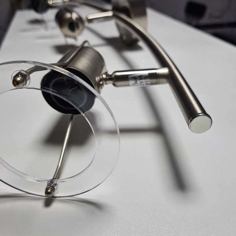 EUROLUX 3 FITTING CEILING SPOTLIGHT ONBAR CHROM S/CHROME