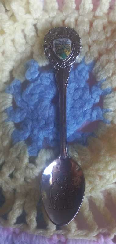 Oop myn Kimberley souvenir spoon