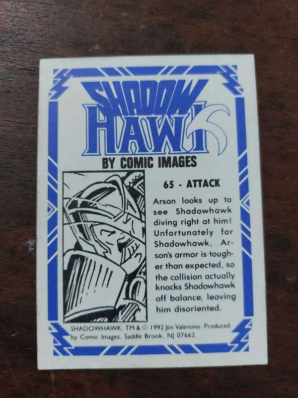 ShadowHawk #65 Attack