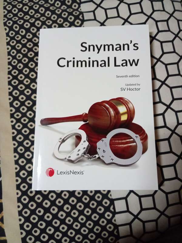 Snyman`s Criminal law 7th edition