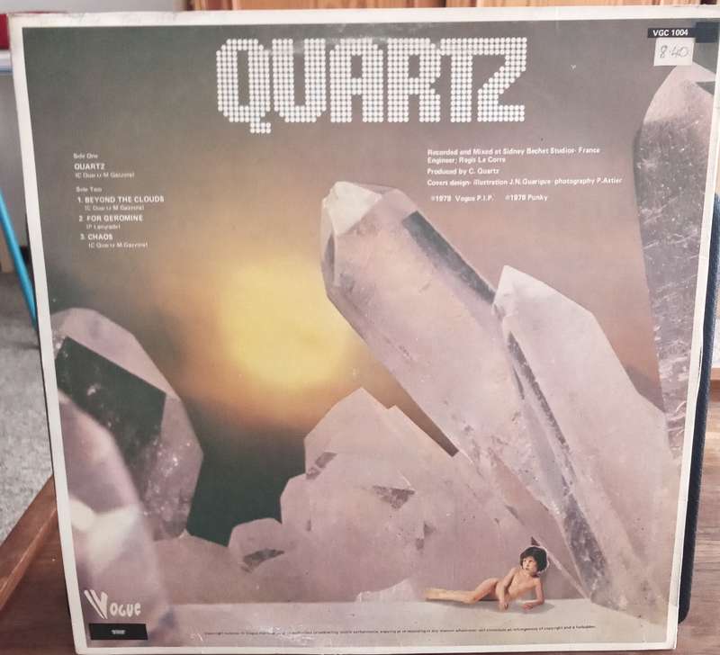 QUARTZ - QUARTS LP VINYL RECORD