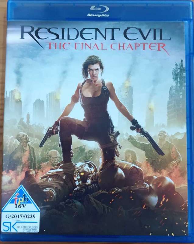 Resident Evil The Final Chapter on Blu-ray