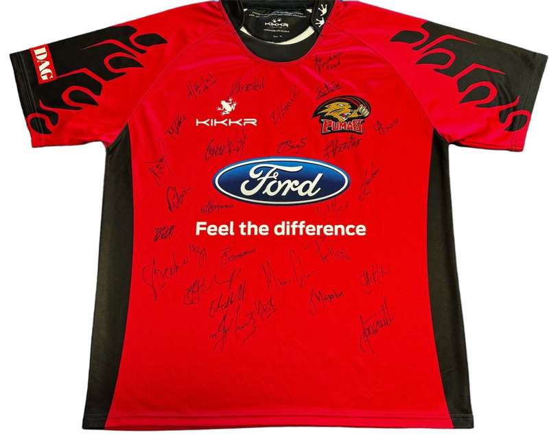 Rugby Jersey Signed Pumas Team