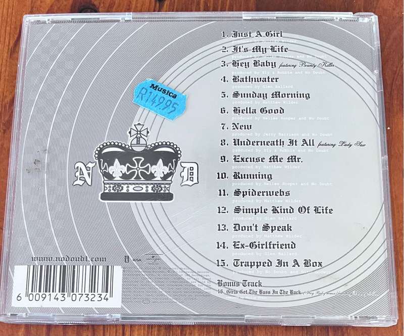No Doubt - The Singles 1992-2003 (STARCD6837)