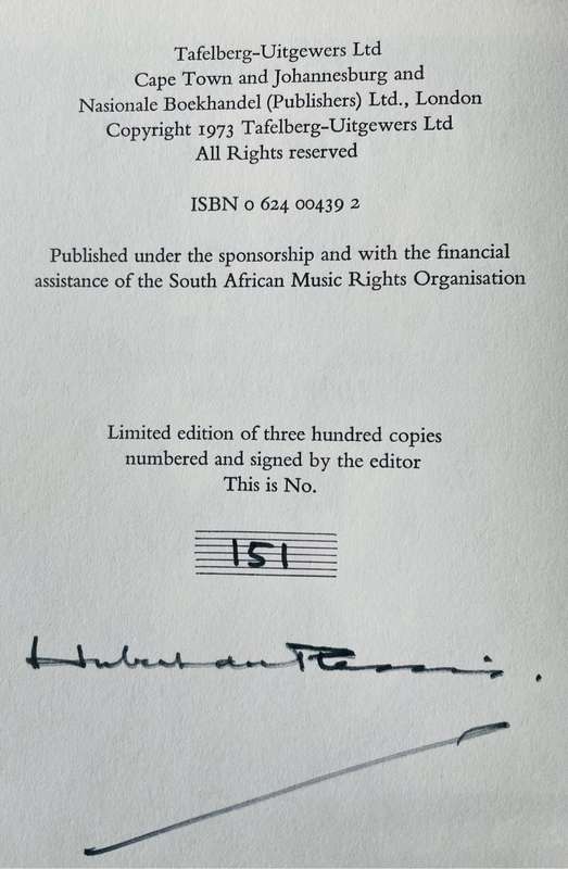 SIGNED! "LETTERS FROM WILLIAM HENRY BELL" EDITED AND COMPILED BY HUBERT DU PLESSIS, LIMITED EDITION