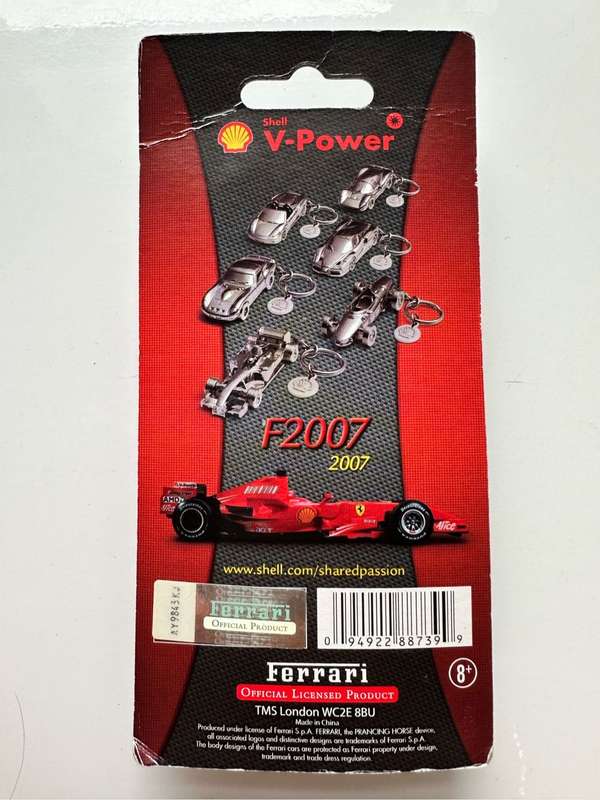 FERRARI F2007 - V-POWER KEYRING
