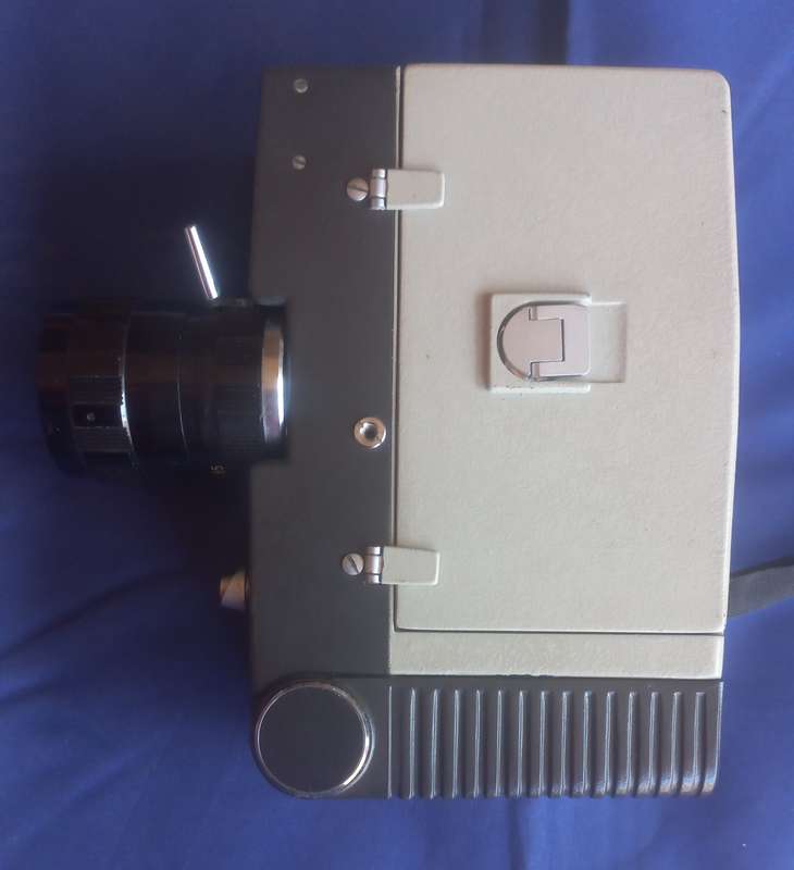 Vintage Sankyo 8-cm camera with bag