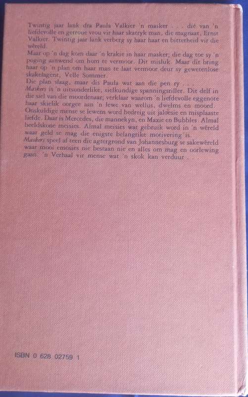 Maskers deur Andre Pretorius