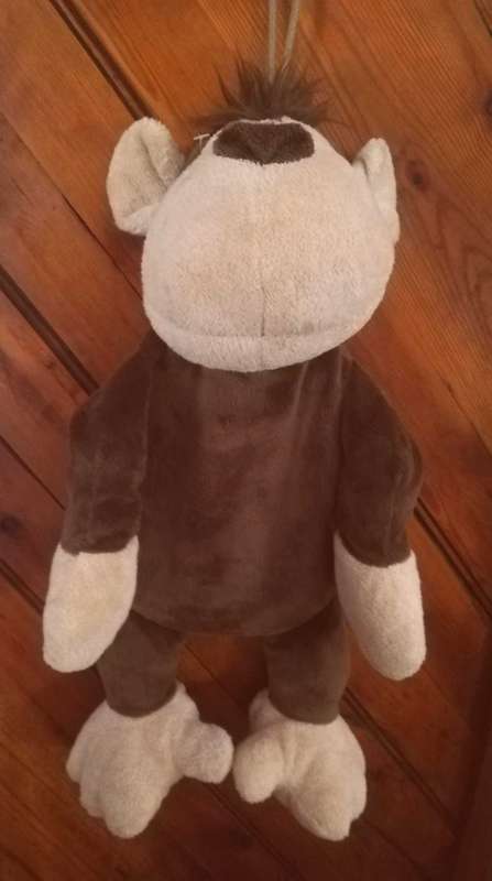 Coconut the Monkey warm water bottle. NICI plush toy. 50cm.
