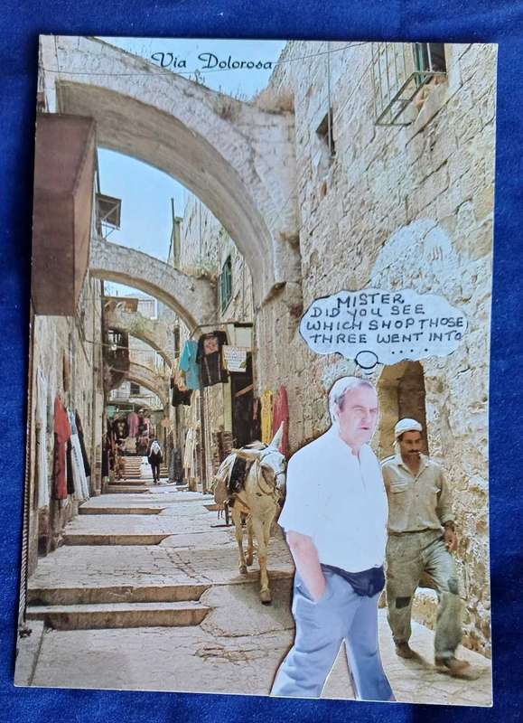 Via Dolorosa postcard