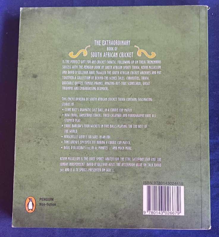The extraordinary book of South African cricket