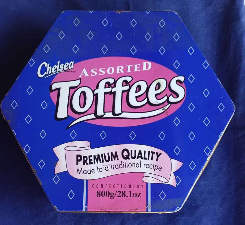 Chelsea assorted toffees tin