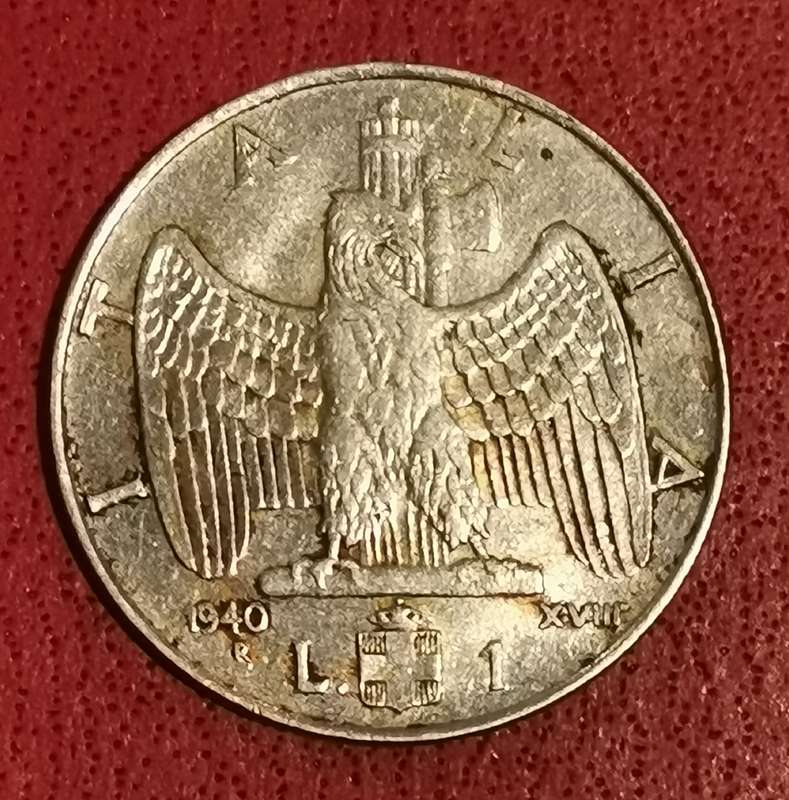 1940 Italy 1 Lira