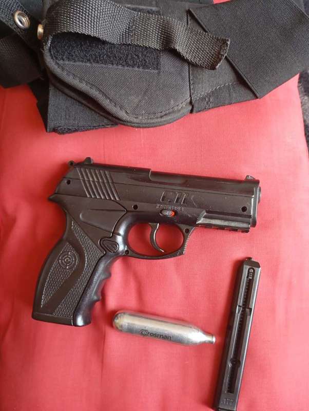Crosman® C11 Semi-Auto CO2 Air Pistol (BB) with Leg Holster