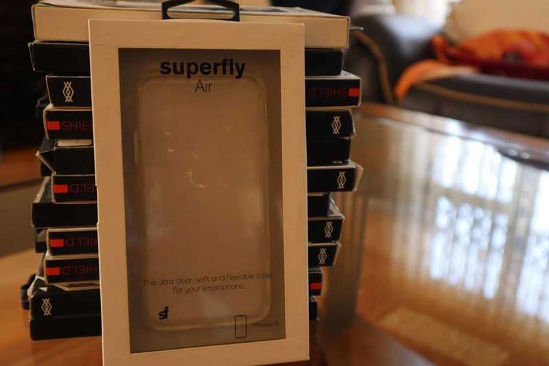 Superfly Soft Jacket Air iPhone 8 Cover (Clear)
