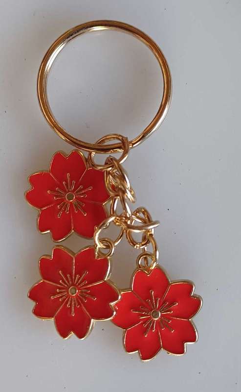 Flowers keyring