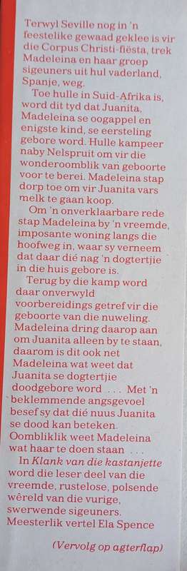 Klank van die kastanjette deur Ela Spence