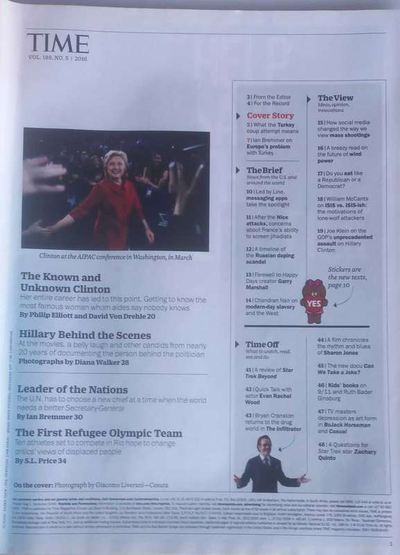 Time magazine - August 1, 2016