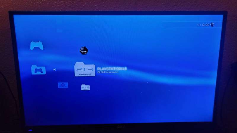CFW, PS3 Slimline (500GB Internal Drive), 1 Controller, All Cabling, 24 Games on the HDD