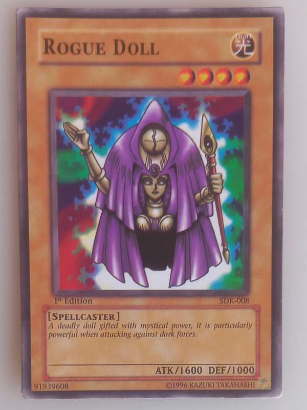 Yu-Gi-Oh! Rogue doll 1st edition card